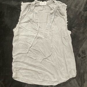 Bella Dahl sleeveless gray top XS